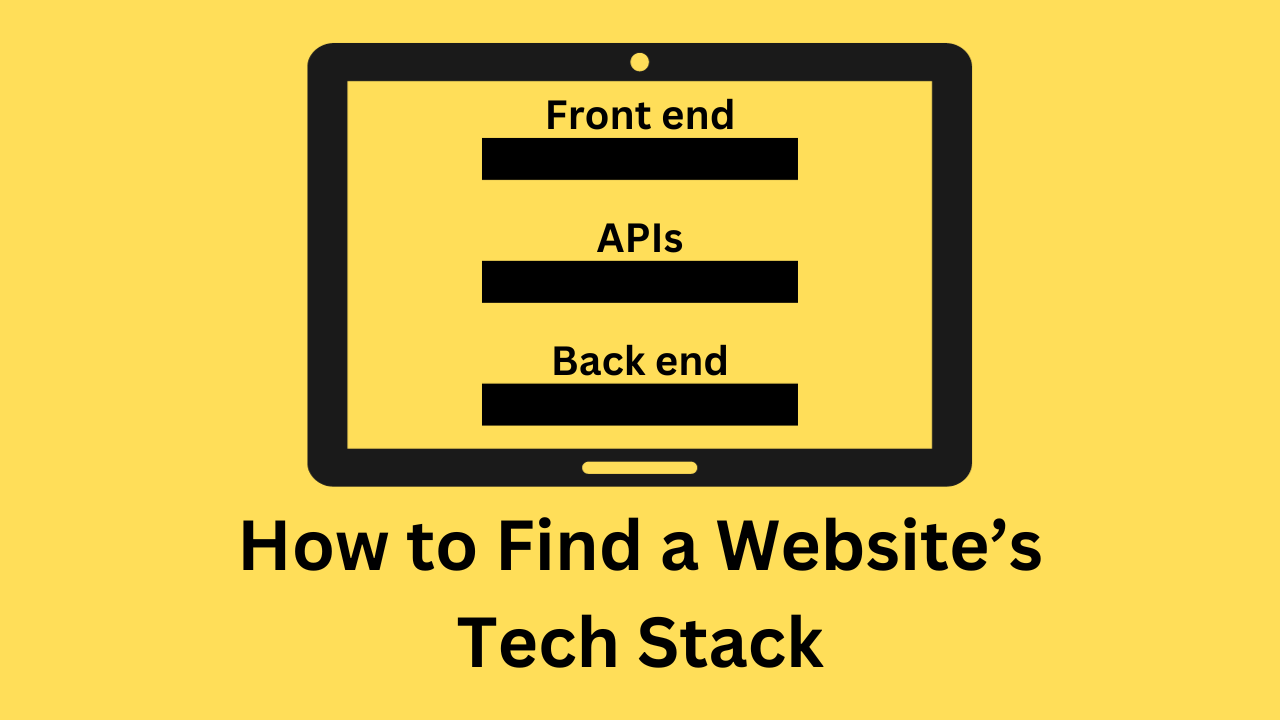 How to Find a Website's Tech Stack