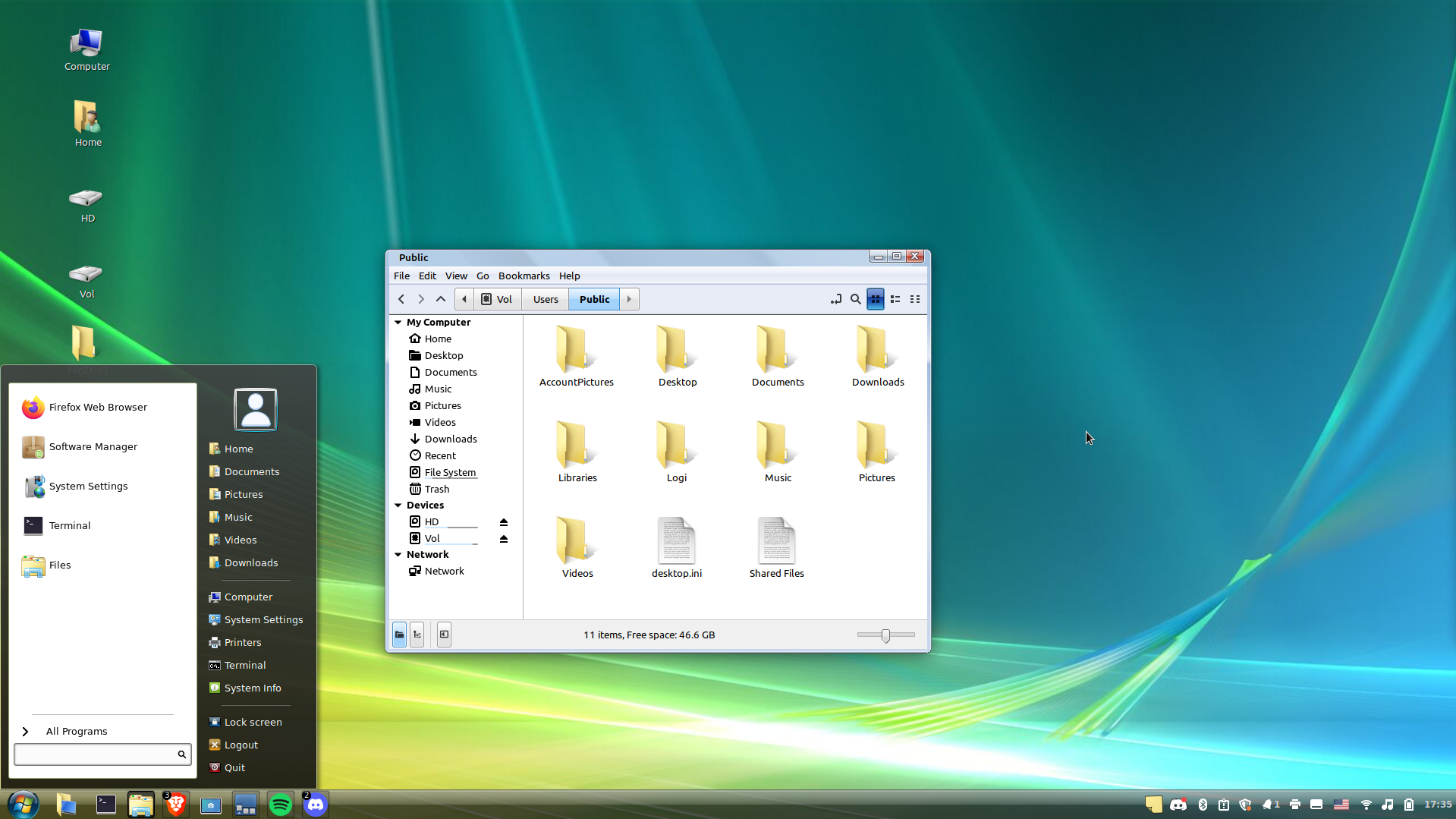 How to Make Your Linux Mint Desktop Look Like Windows Vista (and other Operating Systems)